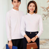 Soft cotton fine long sleeve POLO shirt