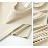 Premium Triple-Protection Fabric Crew Neck T-Shirt