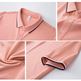 Premium mulberry silk grade II collar POLO shirt