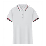 Premium mulberry silk grade II collar POLO shirt