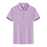 Premium mulberry silk grade II collar POLO shirt