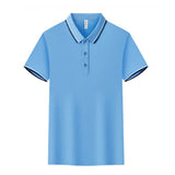 Premium mulberry silk grade II collar POLO shirt